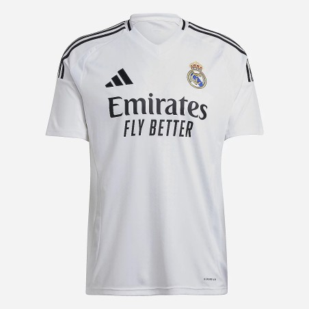Maillot de football floqué homme Real Madrid domicile Kylian Mbappé 24/25