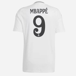 Maillot Domicile Real Madrid 2024/2025 – Mbappé 9 – Officiel Adidas